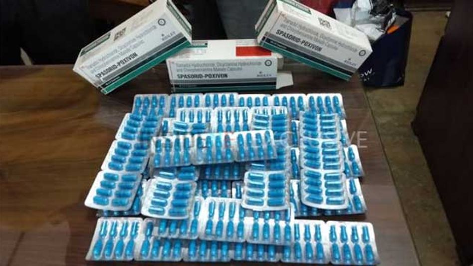 432 Spasorid-Poxivon Tablets Seized from Guwahati Railway Station 432 Spasorid-Poxivon Tablets Seized from Guwahati Railway Station
