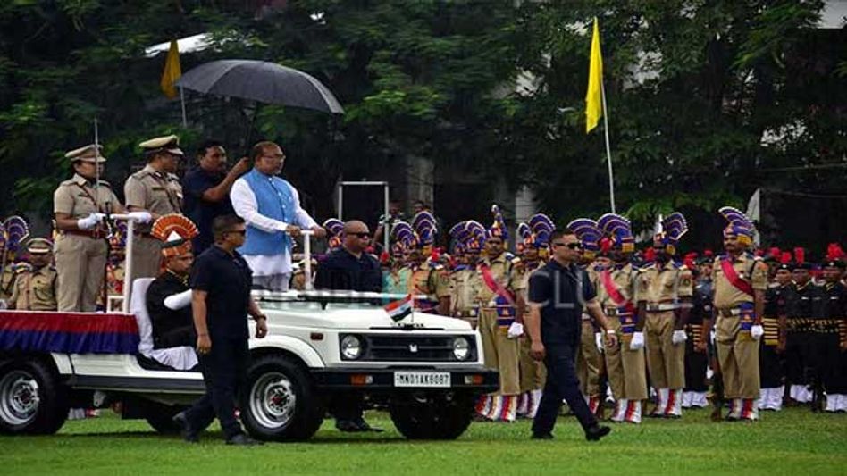 Manipur Celebrates I-Day Amid Tight Security Manipur Celebrates I-Day Amid Tight Security