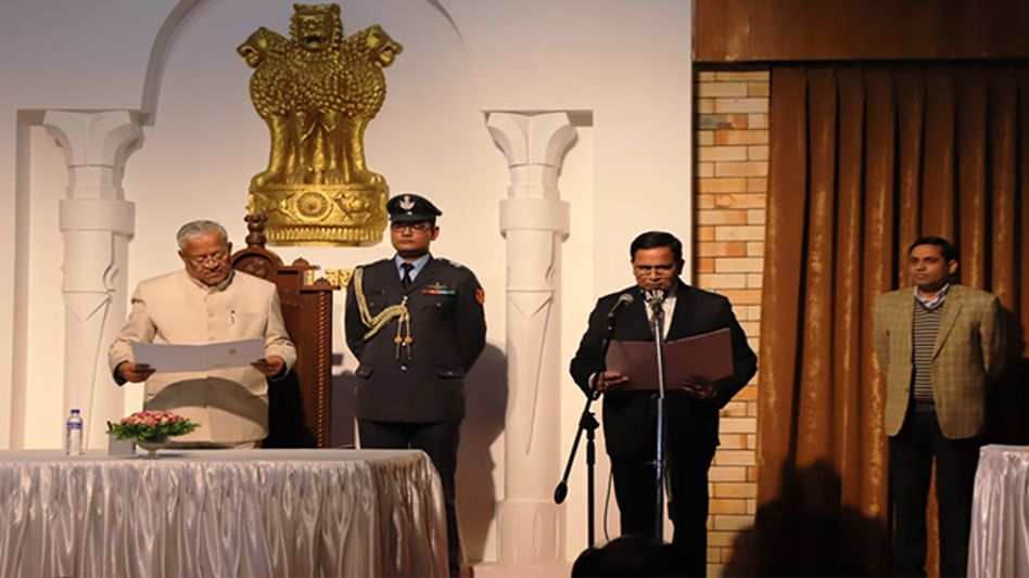Justice Uma Nath Singh takes oath as Lokayukta of Nagaland Justice Uma Nath Singh takes oath as Lokayukta of Nagaland