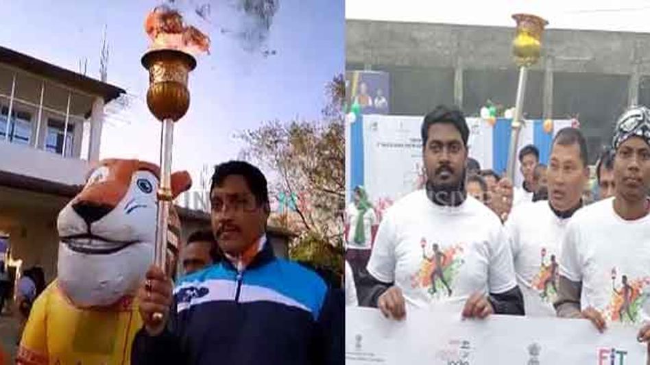 Assam: Torch Relay of Khelo India Youth Games 2020 Held Across Assam Assam: Torch Relay of Khelo India Youth Games 2020 Held Across Assam