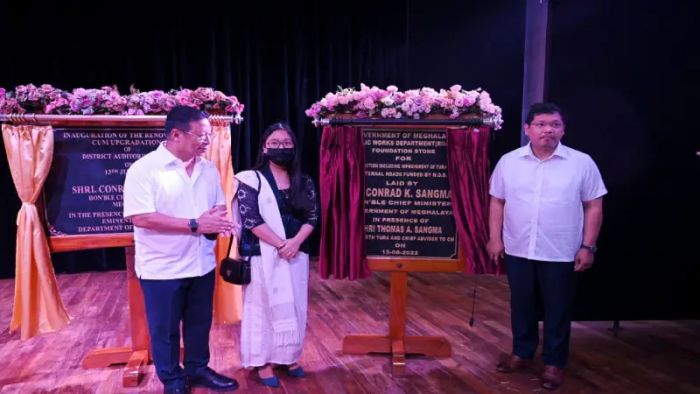 CM Conrad Sangma inaugurated the Renovated and Upgraded Auditorium in Tura