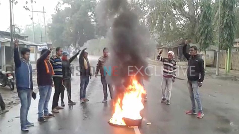Assam | 12-hours bandh hits state, Upper Assam affected most Assam | 12-hours bandh hits state, Upper Assam affected most