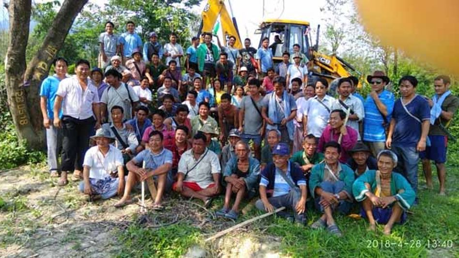 ARUNACHAL: KAYI GUMIN WELFARE SOCIETY OF TEKANG VILLAGE DEVELOPS BURIAL GROUND ARUNACHAL: KAYI GUMIN WELFARE SOCIETY OF TEKANG VILLAGE DEVELOPS BURIAL GROUND