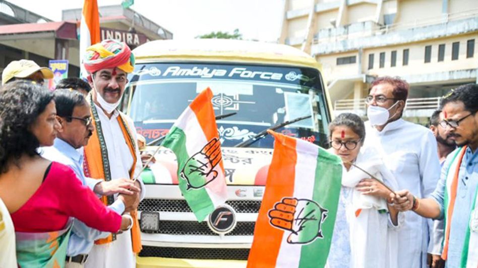 Congress launches third phase of '5 Guarantee Yatra’ in Barak Valley Congress launches third phase of '5 Guarantee Yatra’ in Barak Valley