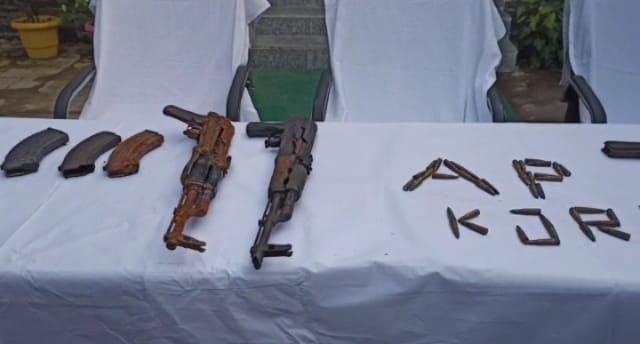 Assam: Police recovers huge cache of arms and ammunitions in Kokrajhar