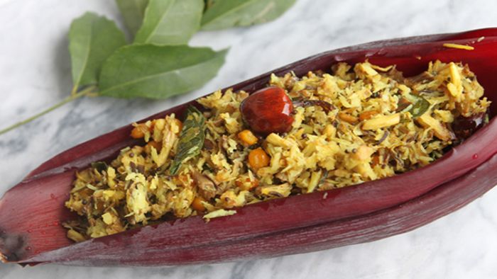 TUMBU KAN (FRIED BANANA FLOWER)