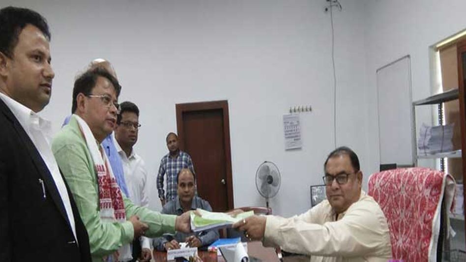 SC senior advocate Upamanyu Hazarika files nominations SC senior advocate Upamanyu Hazarika files nominations