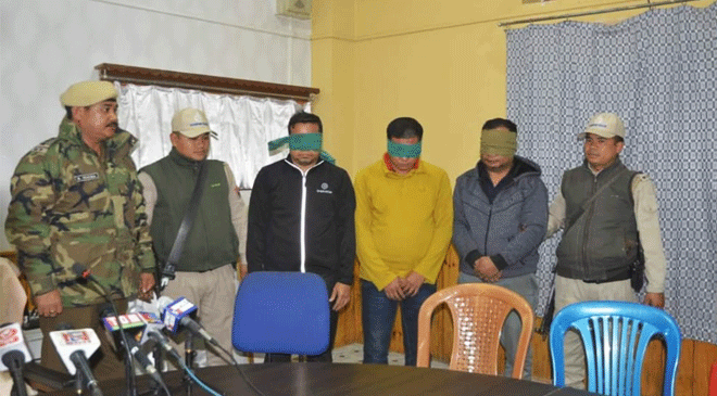 Manipur: 3 Kangleipak Communist Party Ultras Nabbed in Imphal Manipur: 3 Kangleipak Communist Party Ultras Nabbed in Imphal