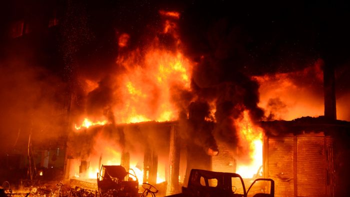 Assam: Massive fire breaks out at D D Motors in Chirang District