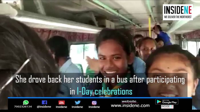 Meet Junu Rajkhowa, Asst. Teacher Who Drove Students in a Bus after I-Day Celebrations