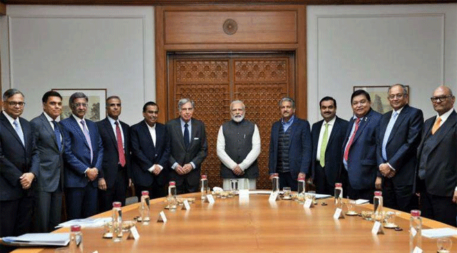 PM Modi Meets CEOs of Top Companies to Discuss India’s Economy PM Modi Meets CEOs of Top Companies to Discuss India’s Economy