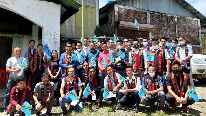 Manipur: Mao Students’ body hoists separate Flag for Naga Independence Day amid peace talks with Centre