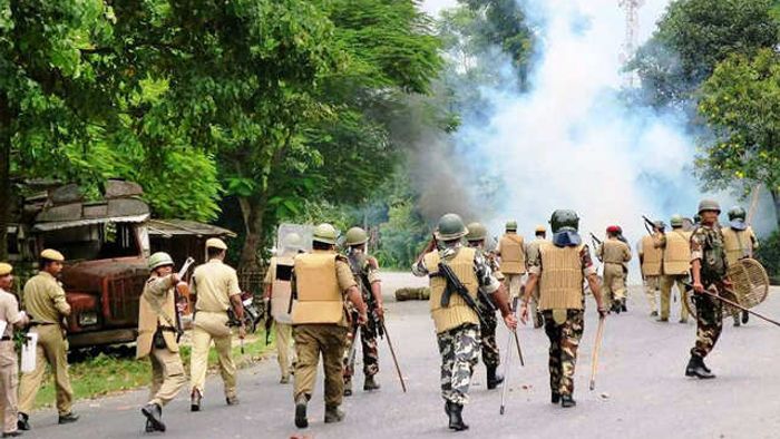 Assam nagaland border