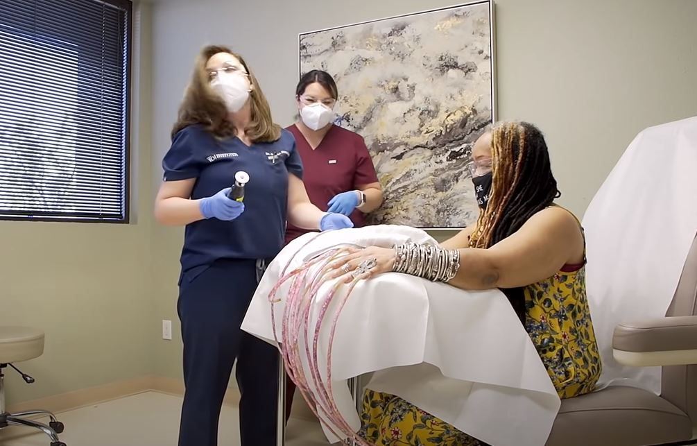 Woman with the world's longest nails cuts them after 30 years