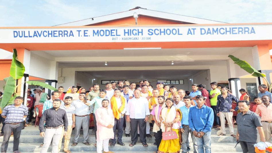 Minister Suklabaidya inaugurates 5 model high schools in tea garden areas in Karimganj district Minister Suklabaidya inaugurates 5 model high schools in tea garden areas in Karimganj district
