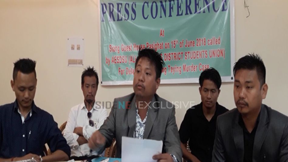 ARUNACHAL PRADESH: DEMAND OF CBI INQUIRY INTO TAYING MURDER CASE ARUNACHAL PRADESH: DEMAND OF CBI INQUIRY INTO TAYING MURDER CASE