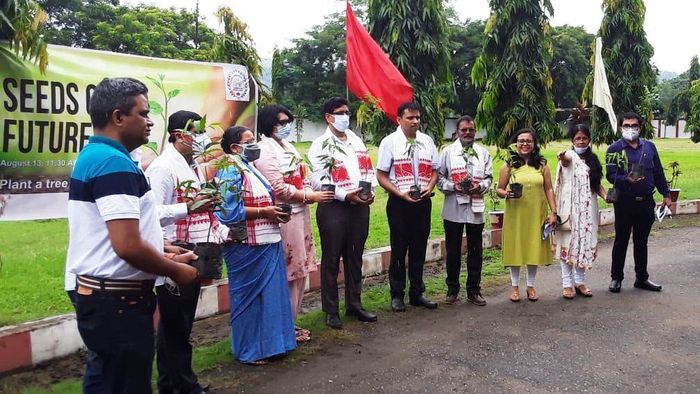 Assam: PAN KV Maligaon Alumni Association organizes Plantation Drive