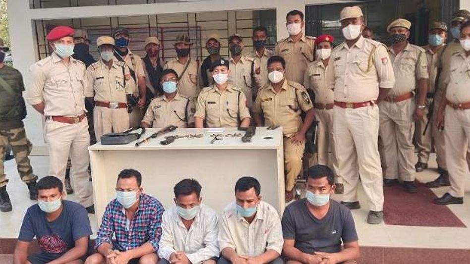 Police nab 5 poachers from Jorhat dist; arms and ammunition recovered Police nab 5 poachers from Jorhat dist; arms and ammunition recovered