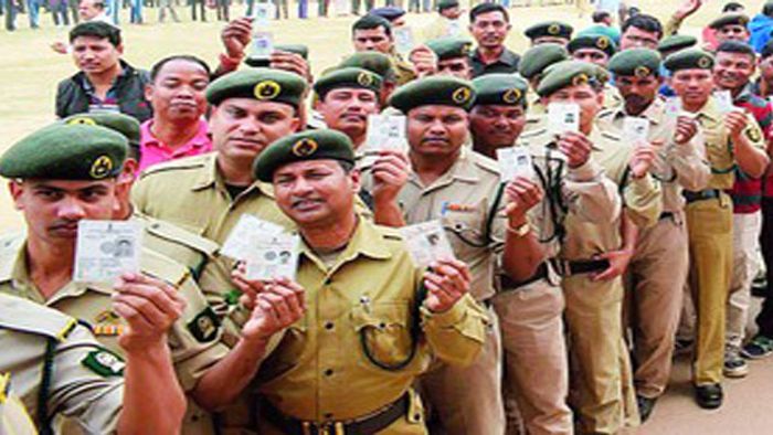 TRIPURA POSTAL BALLOTTING FOR POLLING STAFF, SECURITY PERSONNEL BEGINS