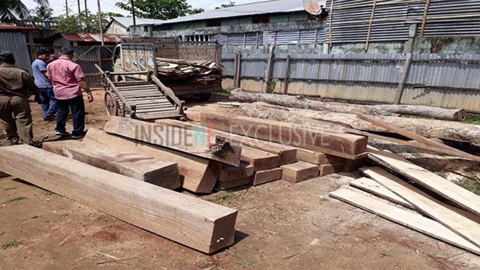 ASSAM: RAID ON ILLEGAL SAW MILLS, HAILAKANDI ASSAM: RAID ON ILLEGAL SAW MILLS, HAILAKANDI