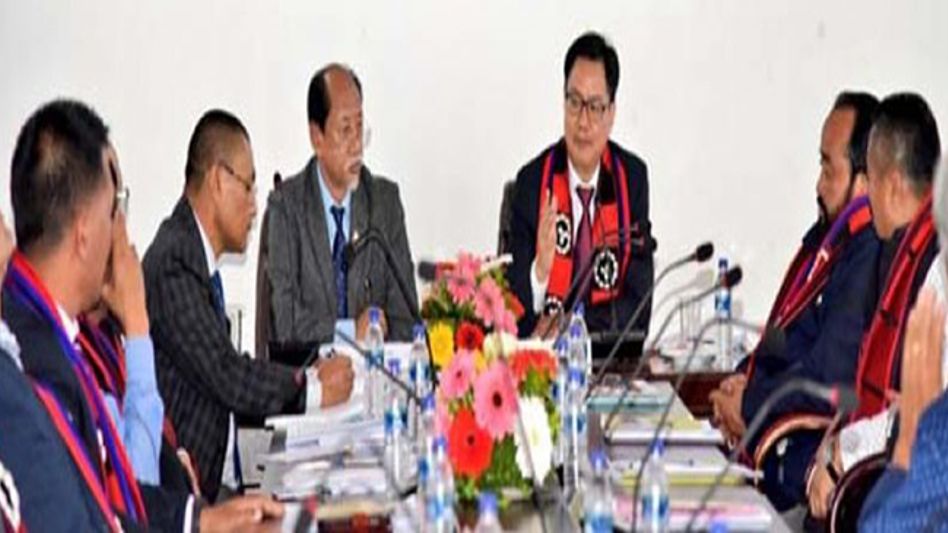 Kiren Rijiju Joins Athletes for Morning Jog & Breakfast Kiren Rijiju Joins Athletes for Morning Jog & Breakfast