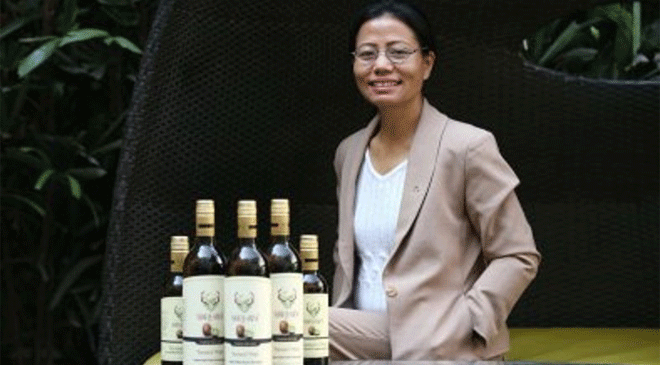 Arunachal Entrepreneur Tage Rita's Organic Wine 'Naara Aaba' Earns National Recognition Arunachal Entrepreneur Tage Rita's Organic Wine 'Naara Aaba' Earns National Recognition