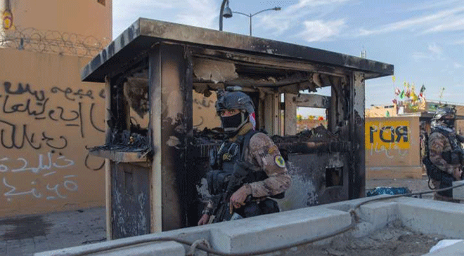 Three Rockets Strike near US Embassy in Baghdad