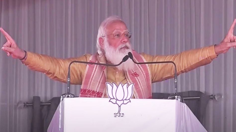 Congress' Grand Alliance re-christened as 'Maha Jhooth' by PM Modi Congress' Grand Alliance re-christened as 'Maha Jhooth' by PM Modi