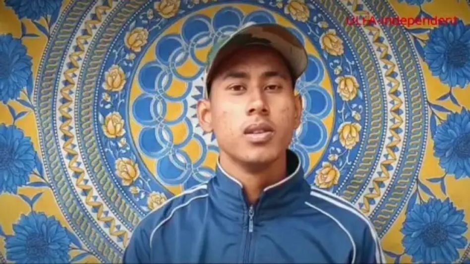 ULFA(I) sends one more video of Sanjib Sharma; reveals official's name involved with alleged mission ULFA(I) sends one more video of Sanjib Sharma; reveals official's name involved with alleged mission
