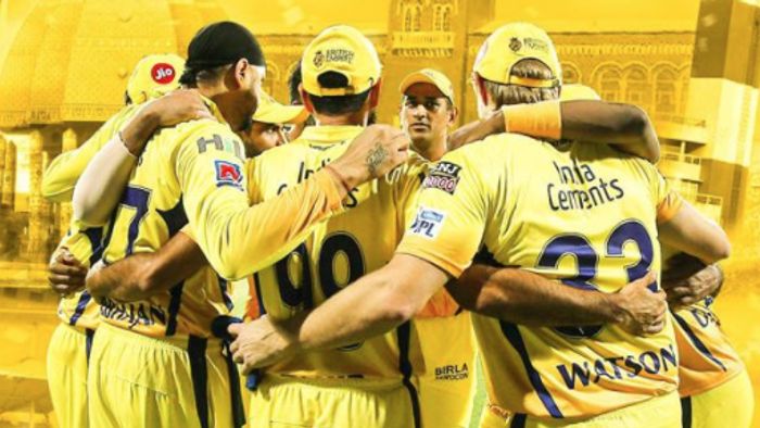 Chennai super kings team members test covid positive