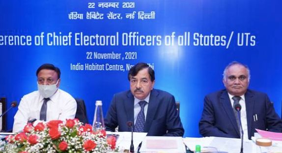 ECI organises conference of Chief Electoral Officers from all States/UTs ECI organises conference of Chief Electoral Officers from all States/UTs