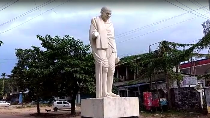 Mahatma Gandhi statue vandalised in Assam's Goalpara