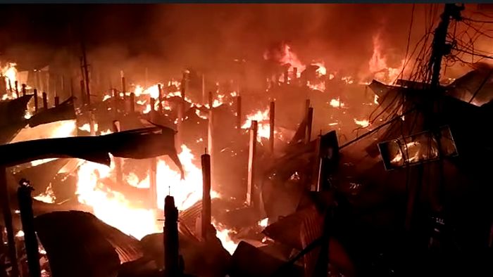 Tezpur market fire