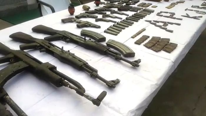 Assam: Arms and ammunition recovered in Kokrajhar ahead of BTC polls