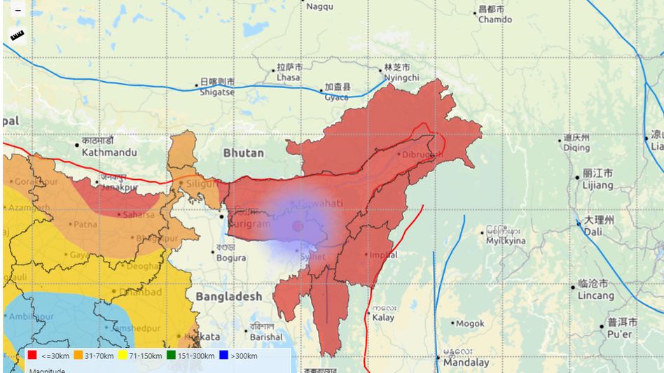 Earthquake measuring 3.2 jolts Shillong,Meghalaya Earthquake measuring 3.2 jolts Shillong,Meghalaya