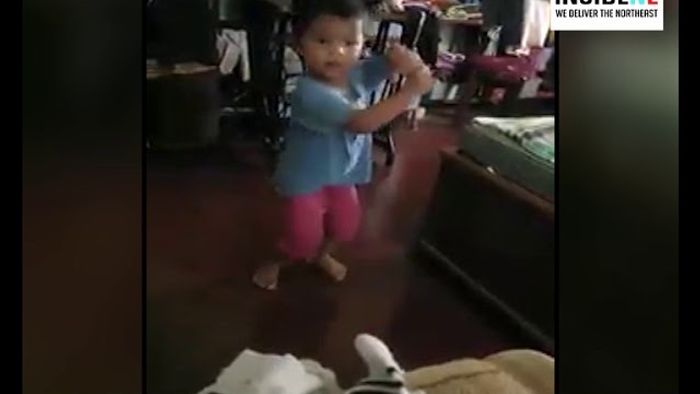 Tiny Tot Thrills the Internet with Electrifying Bihu Performance