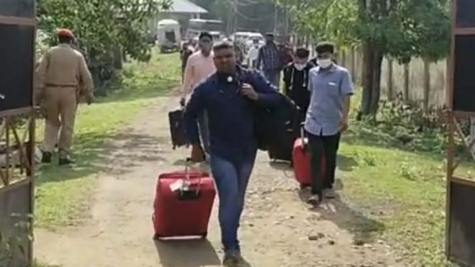 Over 300 passengers evade COVID-19 test at Silchar airport; dist admin warns action Over 300 passengers evade COVID-19 test at Silchar airport; dist admin warns action