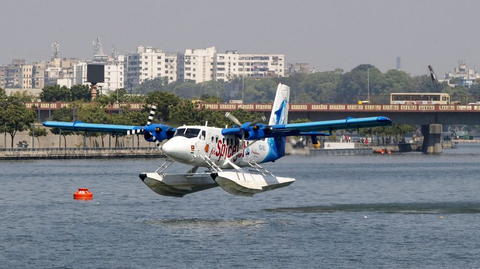 SpiceJet gets 3000 bookings on seaplane service in Gujarat after its launch SpiceJet gets 3000 bookings on seaplane service in Gujarat after its launch