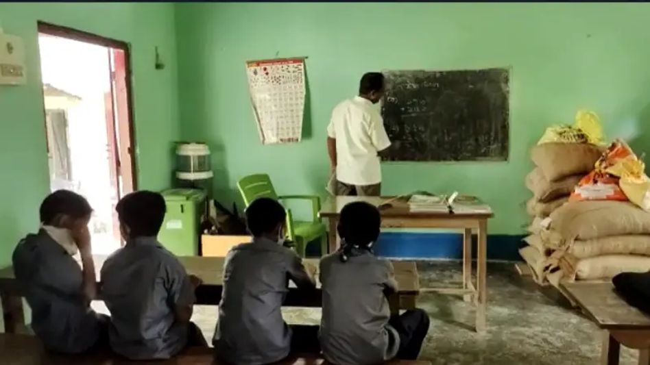 One teacher runs whole school in Rangia; Managing Committee demands appointments before 2nd phase of Gunotsav One teacher runs whole school in Rangia; Managing Committee demands appointments before 2nd phase of Gunotsav