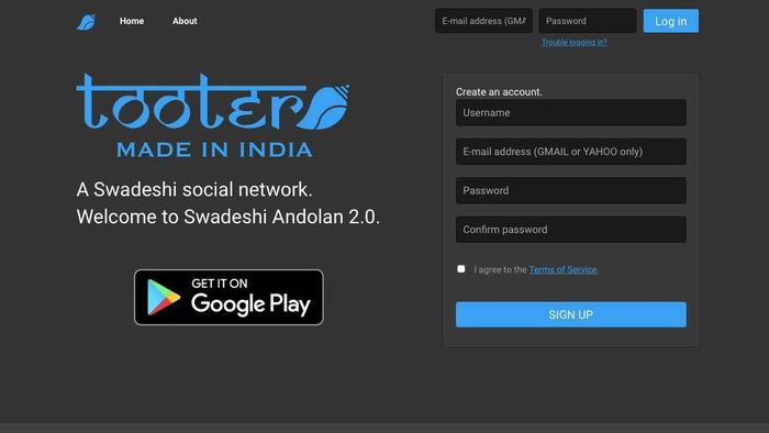 Tooter- Swadeshi version of Twitter?