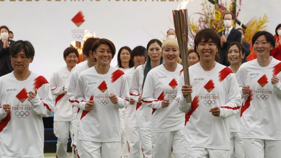 121-day Tokyo Olympic torch relay begins from Fukushima 121-day Tokyo Olympic torch relay begins from Fukushima