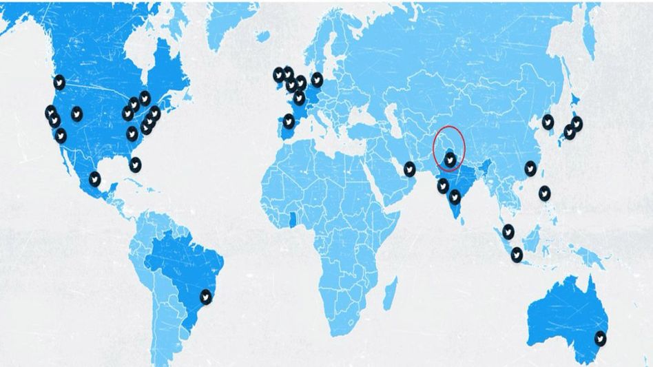 Twitter shows J&K, Ladakh separate from India, drops map after facing backlash Twitter shows J&K, Ladakh separate from India, drops map after facing backlash