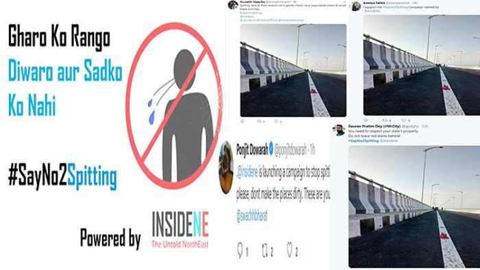 Twitterati reacts to #SayNo2Spitting InsideNe Campaign