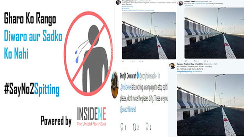 Twitterati reacts to #SayNo2Spitting InsideNe Campaign Twitterati reacts to #SayNo2Spitting InsideNe Campaign