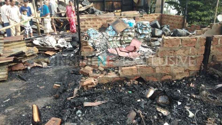 Assam: Massive Fire Breaks Out in Haflong, 7 Shops Gutted Assam: Massive Fire Breaks Out in Haflong, 7 Shops Gutted