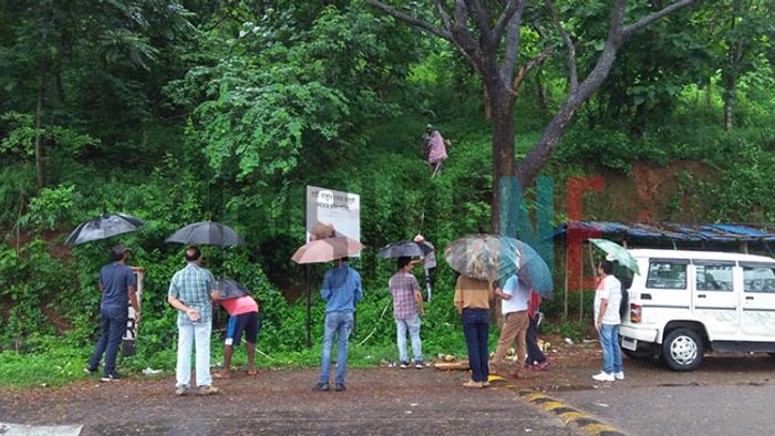 Government officials conducting 'survey' near the 'Deepor Beel'