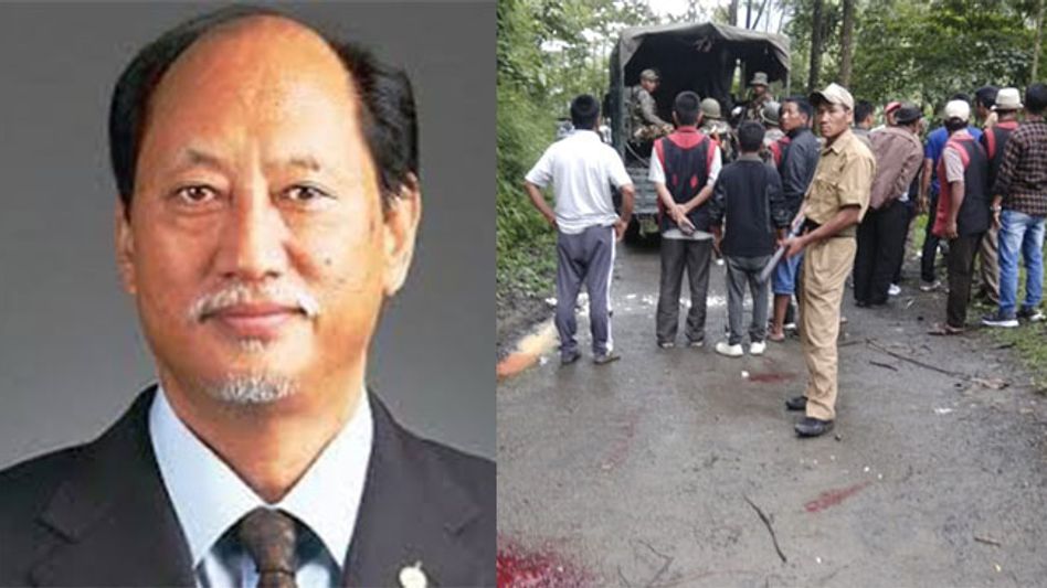 Nagaland CM Rio Condemns Killing of Assam Rifles Jawans Nagaland CM Rio Condemns Killing of Assam Rifles Jawans
