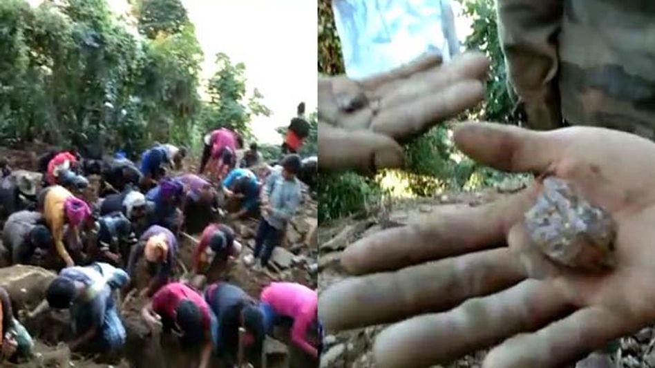 Diamonds apparently discovered in Nagaland's Mon, locals seen digging in great numbers Diamonds apparently discovered in Nagaland's Mon, locals seen digging in great numbers