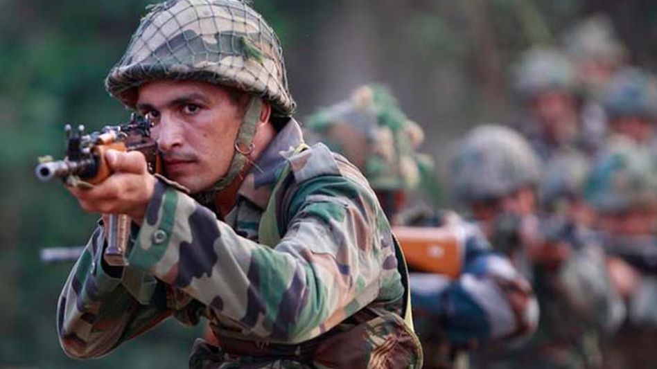 Indian army guns down 5 Pakistani soldiers in J&K Indian army guns down 5 Pakistani soldiers in J&K