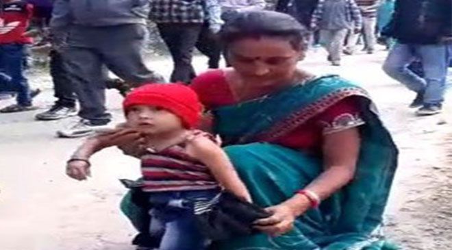 BJP allegedly trying to silence black jacket child’s mother